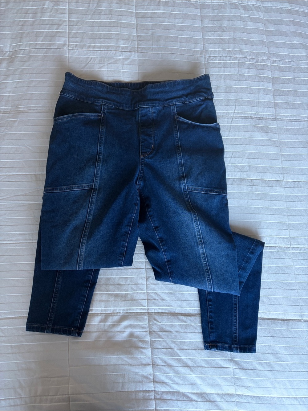 Duluth Dark Blue Women's Pull-On Jean Leggings